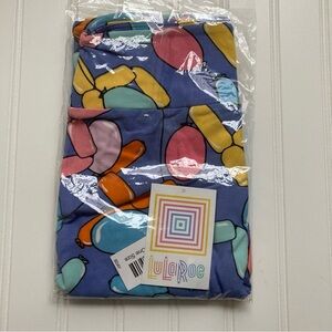NWT LulaRoe OS Leggings Women One Size 4th birthday balloons consultant gift New